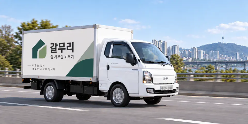 영천동 유품정리 | 갈무리 작업 차량, 그림